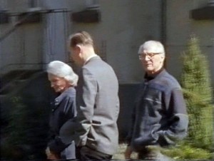 Le couple Honecker en compagnie du pasteur Homer